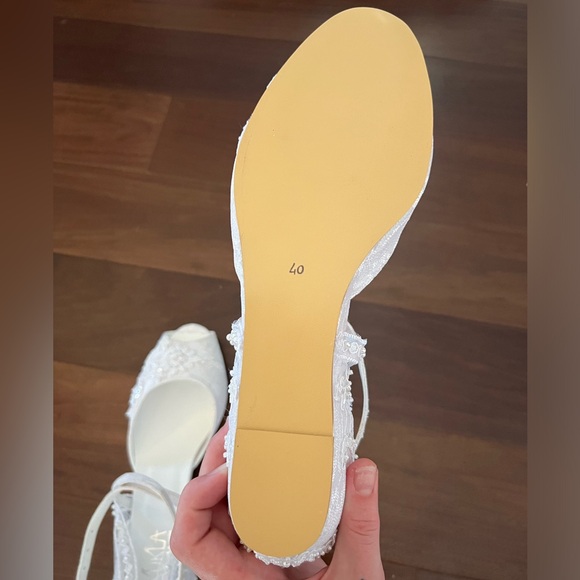 Wedding wedge heels - Picture 5 of 8